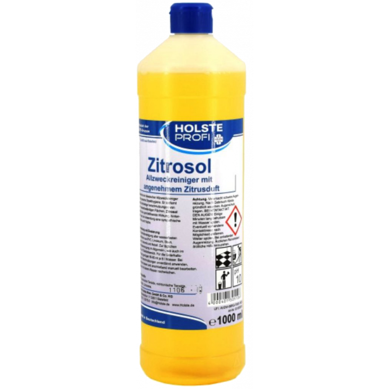 HOLSTE® ZITROSOL- ALLZWECKREINIGER MIT ZITRUSDUFT- 1 LITER