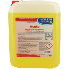 HOLSTE® ACETO S 505- اسيتو منظف لصيانة المرافق الصحية معتمد على حمض الخل ١٠ ليتر