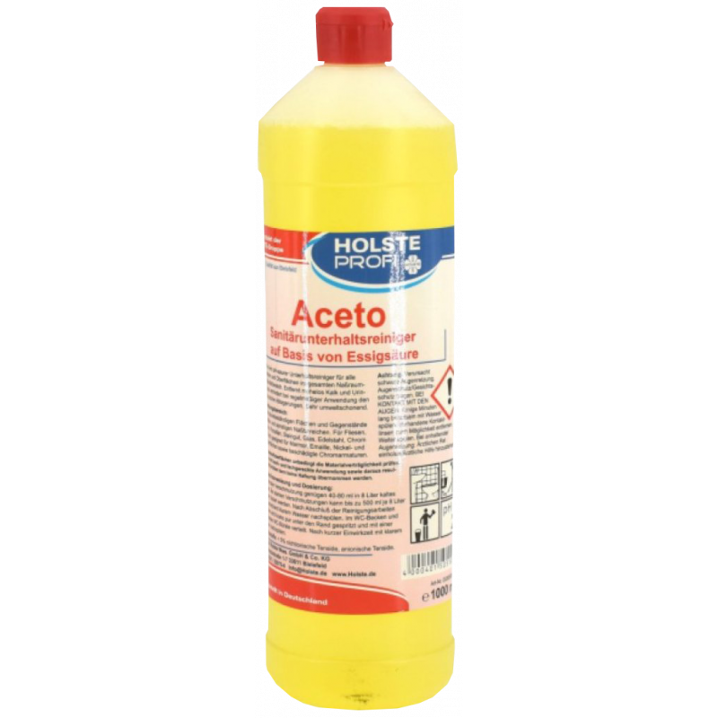 HOLSTE® ACETO S 505- SANITARY MAINTENANCE CLEANER BASED ON ACETIC ACID- 1 LITRE