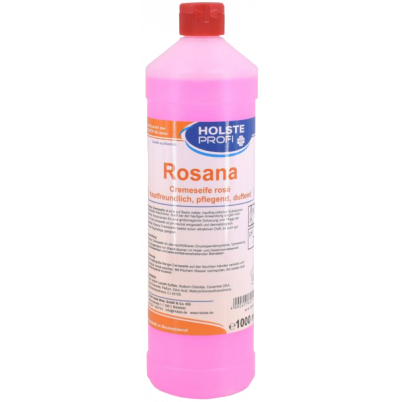 HOLSTE® ROSANA H620- صابون روزانا الكريمي اللطيف على البشرة مع رائحة منعشة ١ ليتر