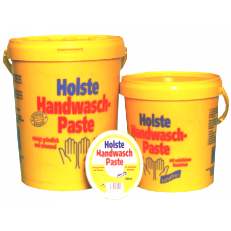 HOLSTE® معجون لتنظيف اليدين في الورش مصنوع من طحين الخشب وخال من الرمال ٥٠٠ مل