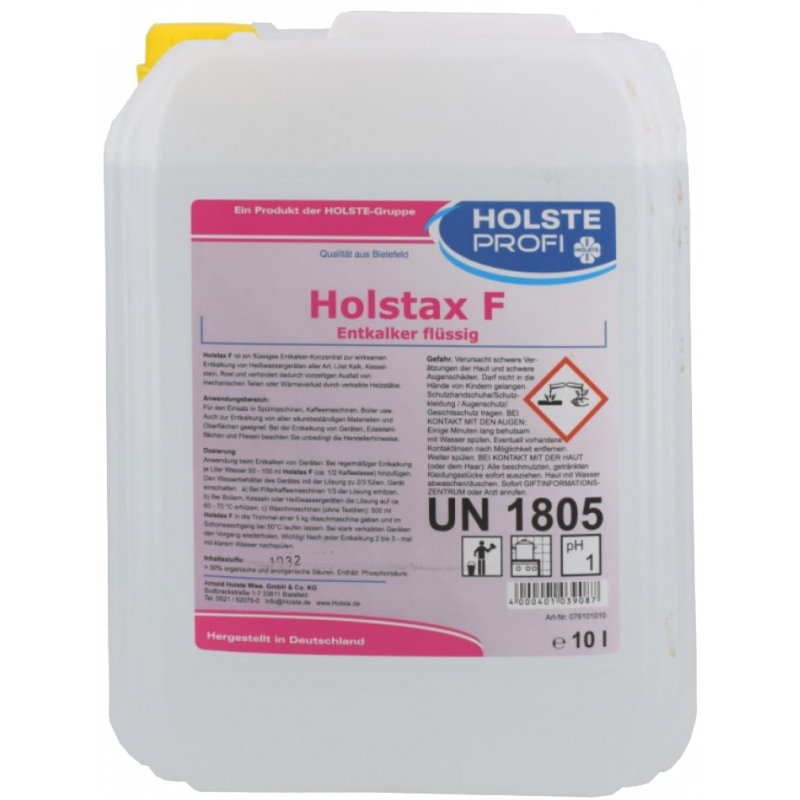 HOLSTE® HOLSTAFAX K 126- هولستافاكس مزيل سائل للتكلس ١٠ ليتر HOLSTE® HOLSTAFAX K 126- هولستافاكس مزيل سائل للتكلس ١٠ ليتر