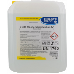 HOLSTE® D 405 SURFACE DISINFECTION AF CONCENTRATE VAH / DVG LISTED- 10 LITRES