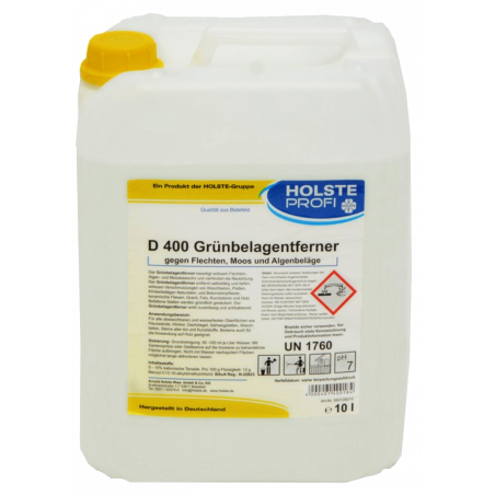 HOLSTE® D 400 GRÜNBELAGENTFERNER - 10 LITER
