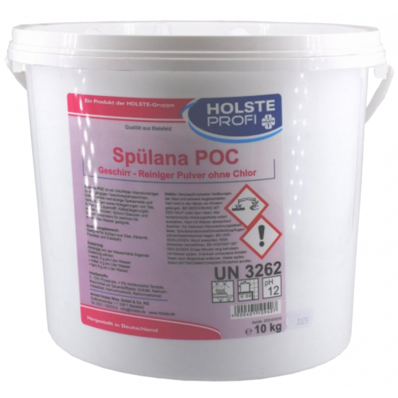 HOLSTE® SPÜLANA® POC K 109- KLOR IÇERMEYEN SCIRR TEMIZLEYICI TOZ- 10 KG