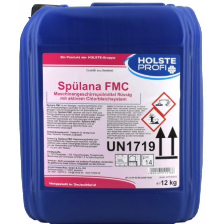 HOLSTE® SPÜLANA® FMC FOR COMMERCIAL DISHWASHERS WITH CHLORINE 12 KG