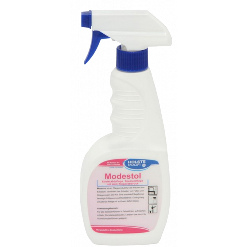 HOLSTE® MODESTOL K 230- EDELSTHALPFLEGE MIT ANTI-FINGER-PRINT EFFEKT- 500 ML