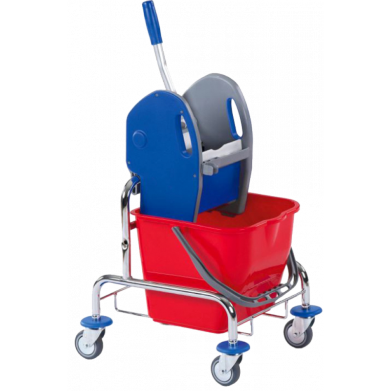 SINGLE CLEANING TROLLEY 17 LITRE- SOLID