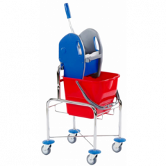 SINGLE CLEANING TROLLEY INCREASED 17 LITRE- SOLID