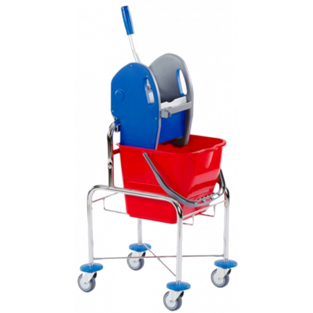 SINGLE CLEANING TROLLEY INCREASED 17 LITRE- SOLID