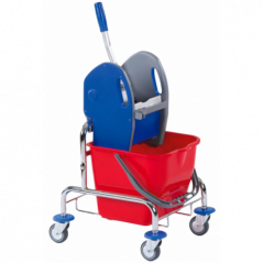 SINGLE CLEANING TROLLEY 25 LITRE- SOLID