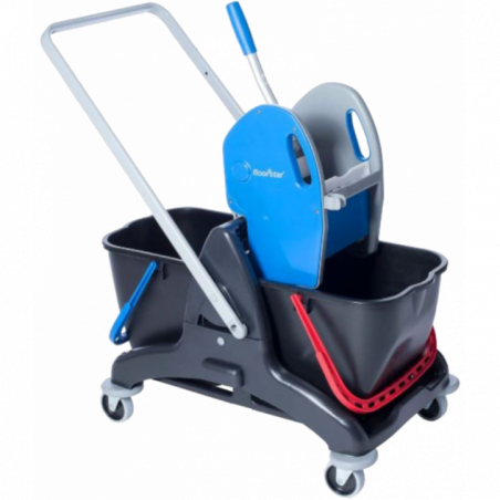 PREMIUM DOUBLE TROLLEY WITH DRAWBAR 17 LITRE- BRIX
