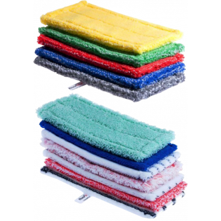 وسادات للتنظيف اليدوي من الألياف الدقيقة ٢٨ × ١٣ × ٢,٥ سم - الفئة الزرقاء للمشافي