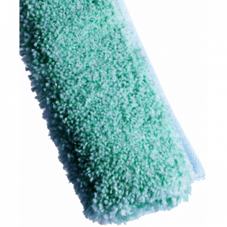 غطاء لغسل الشبابيك من الألياف الدقيقة بلون أخضر ٣٥ سم