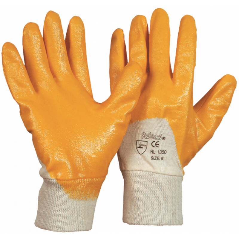 SOLECO® NITRILE GLOVES - YELLOW