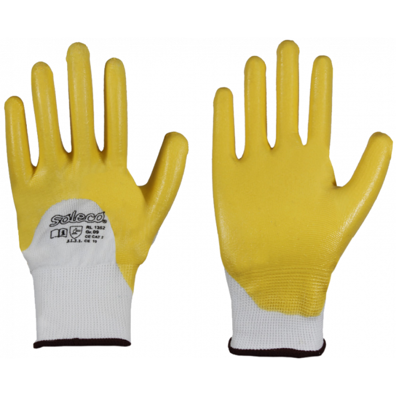 SOLECO® NITRILE GLOVE PARTIALLY COATED