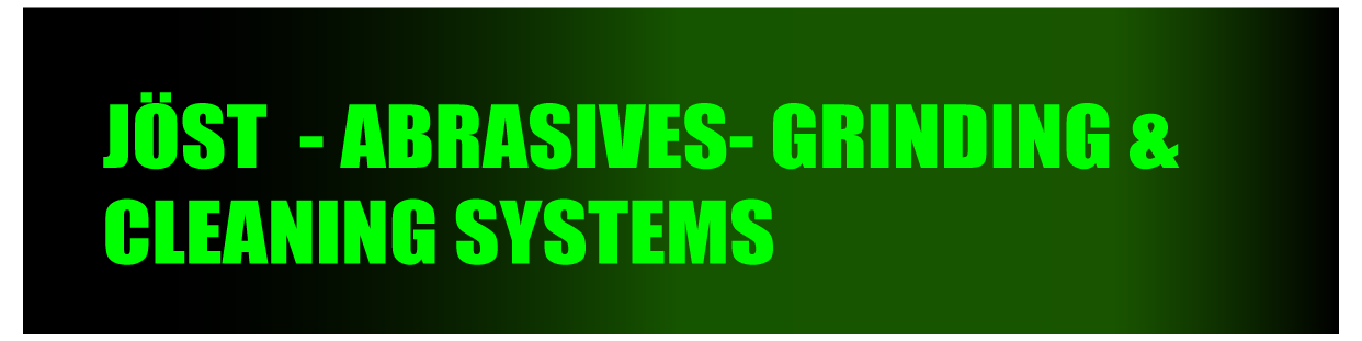 نظام جوست للصنفرة - انظمة الكشط والتنظيف
