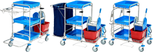 ETSAWA- SYSTEMATIC CLEANING TROLLEYS